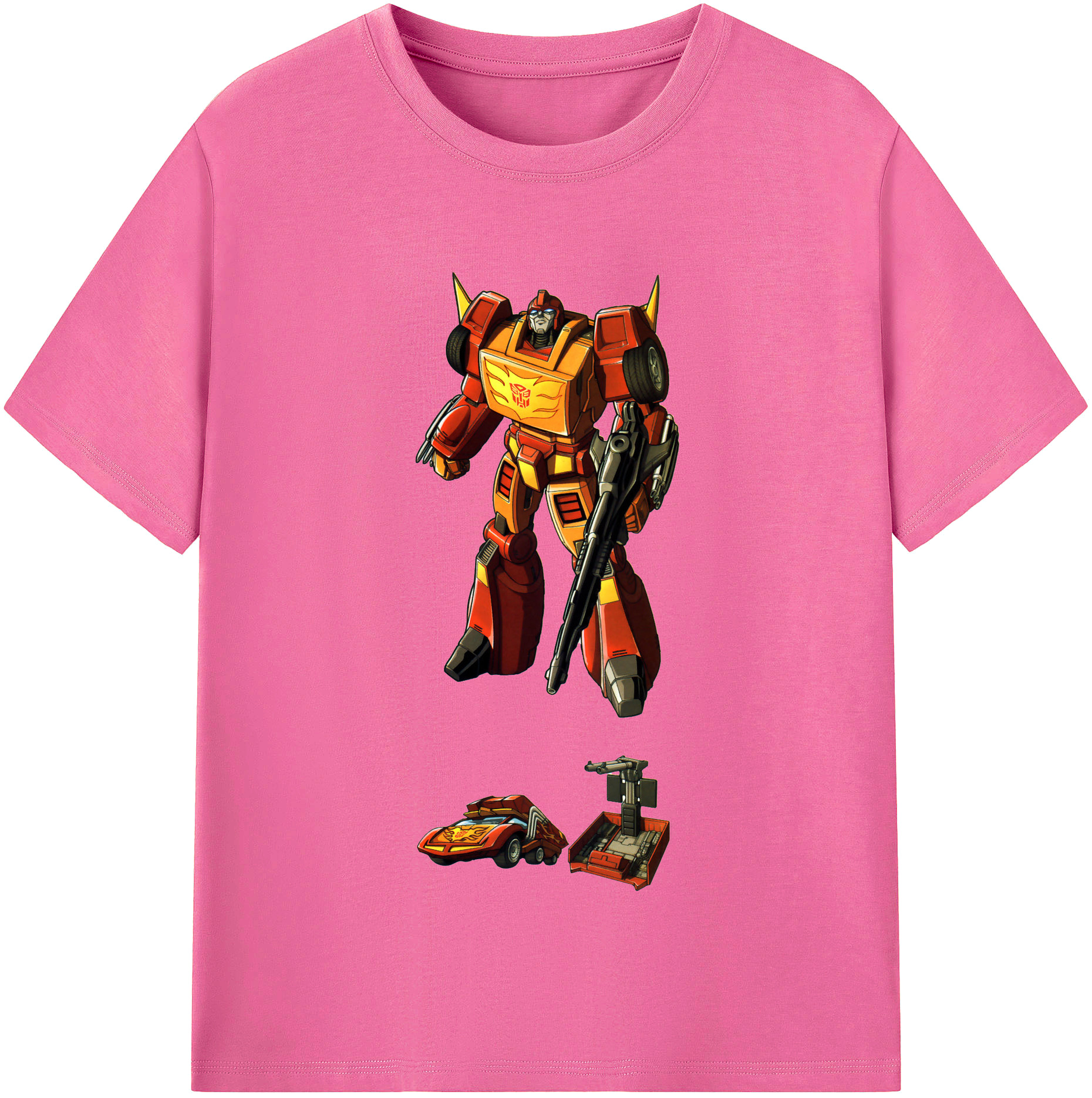 （画像用）  レディースカジュアルプリントTシャツ（綿100％）